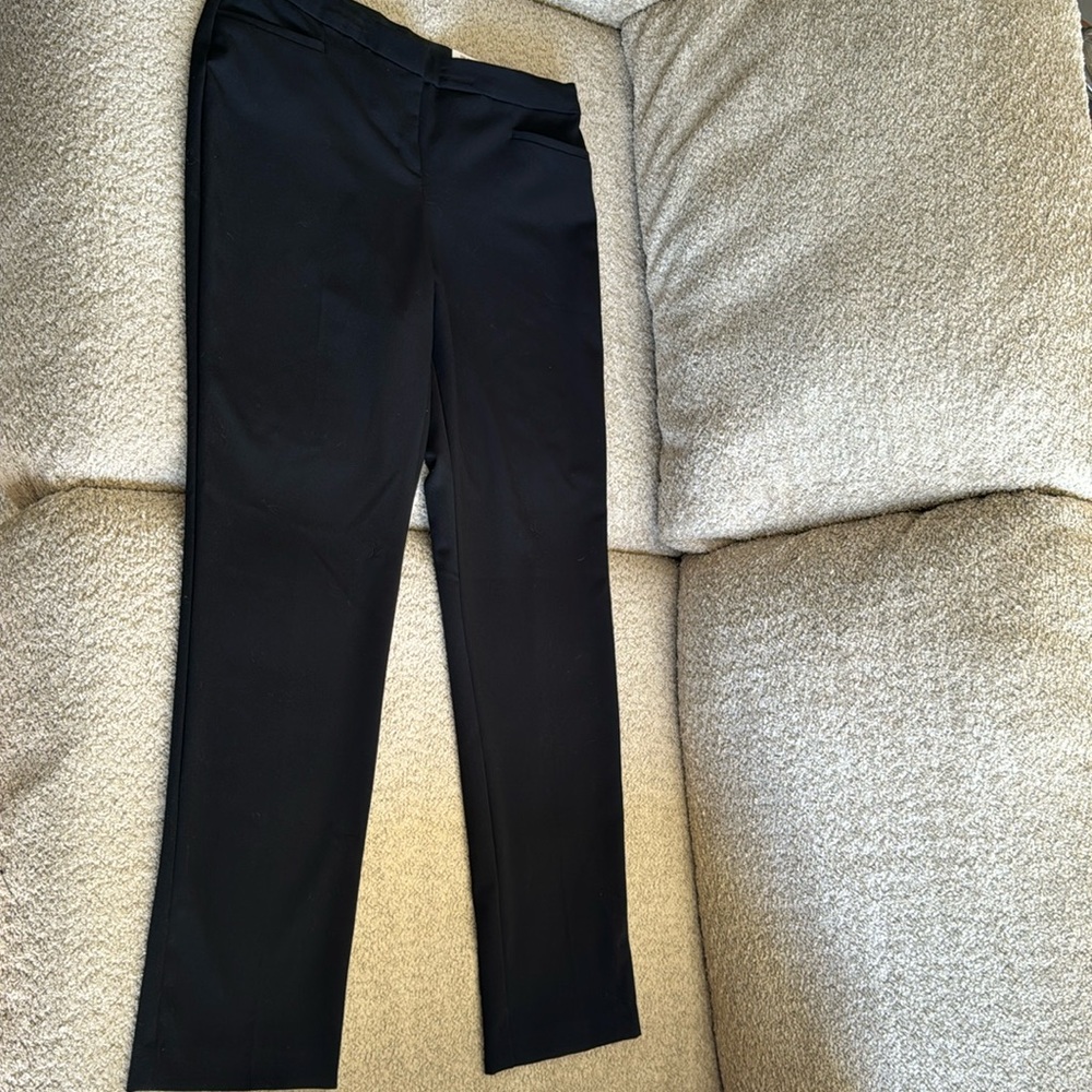 work-ready straight-leg pants from ALFANI with comfort waistband for a comfy fit